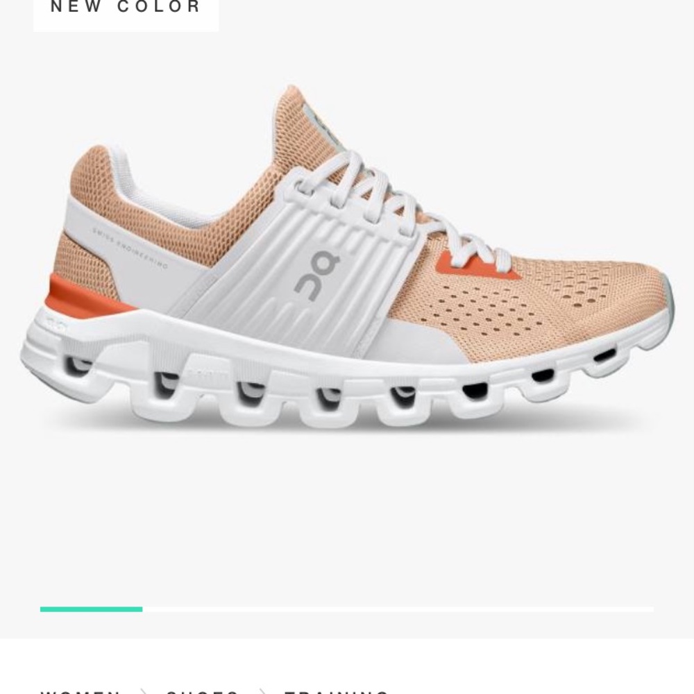 New in box Cloudswift On Cloud womens size 8 in Copper/Frost